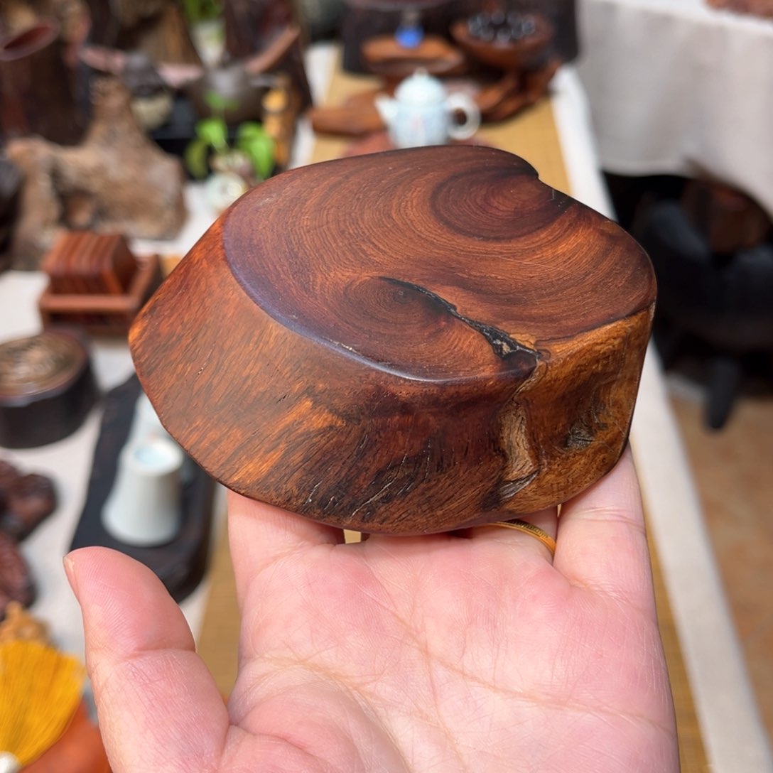 缅甸花梨杯垫盖置