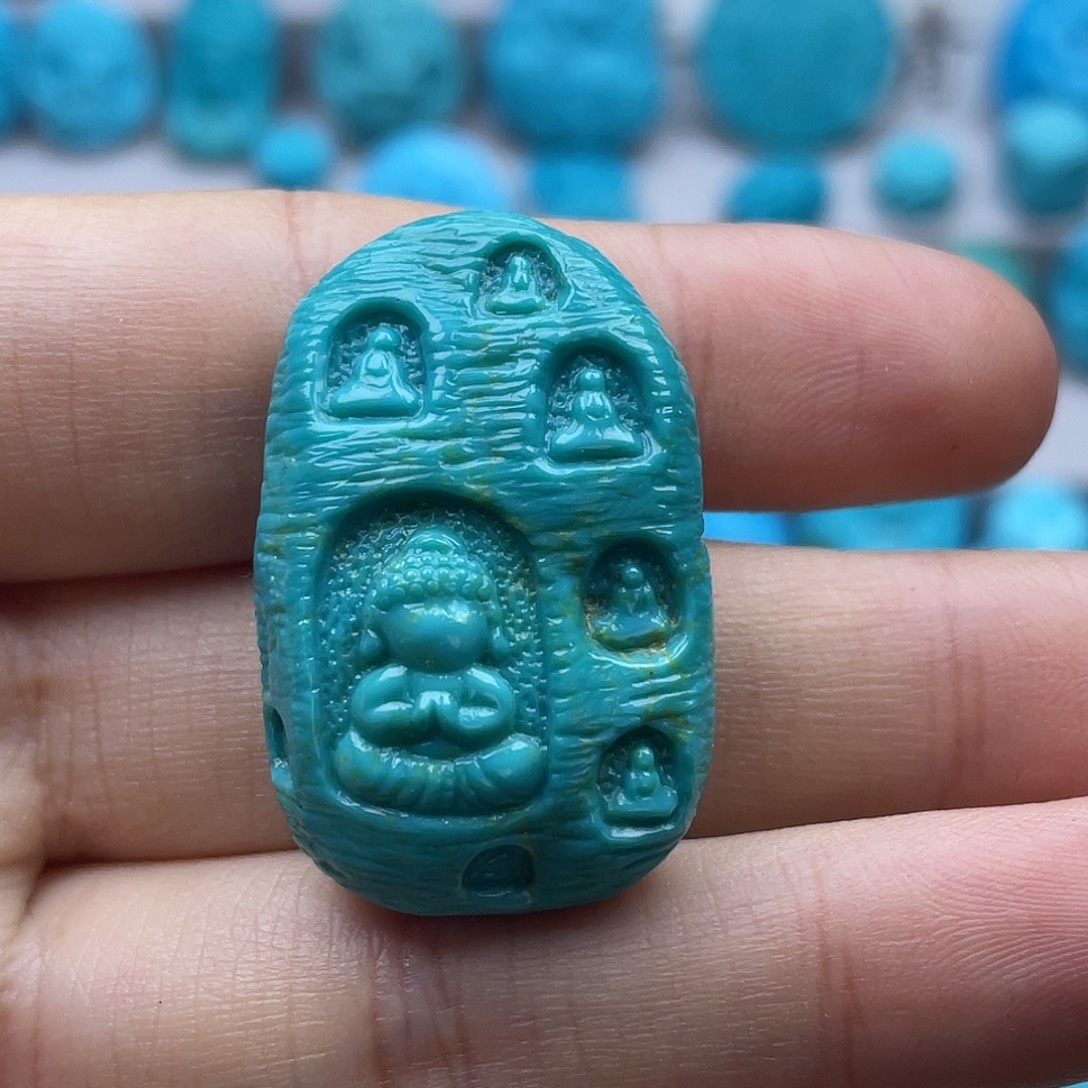 绿松石未镶嵌珠宝奇石