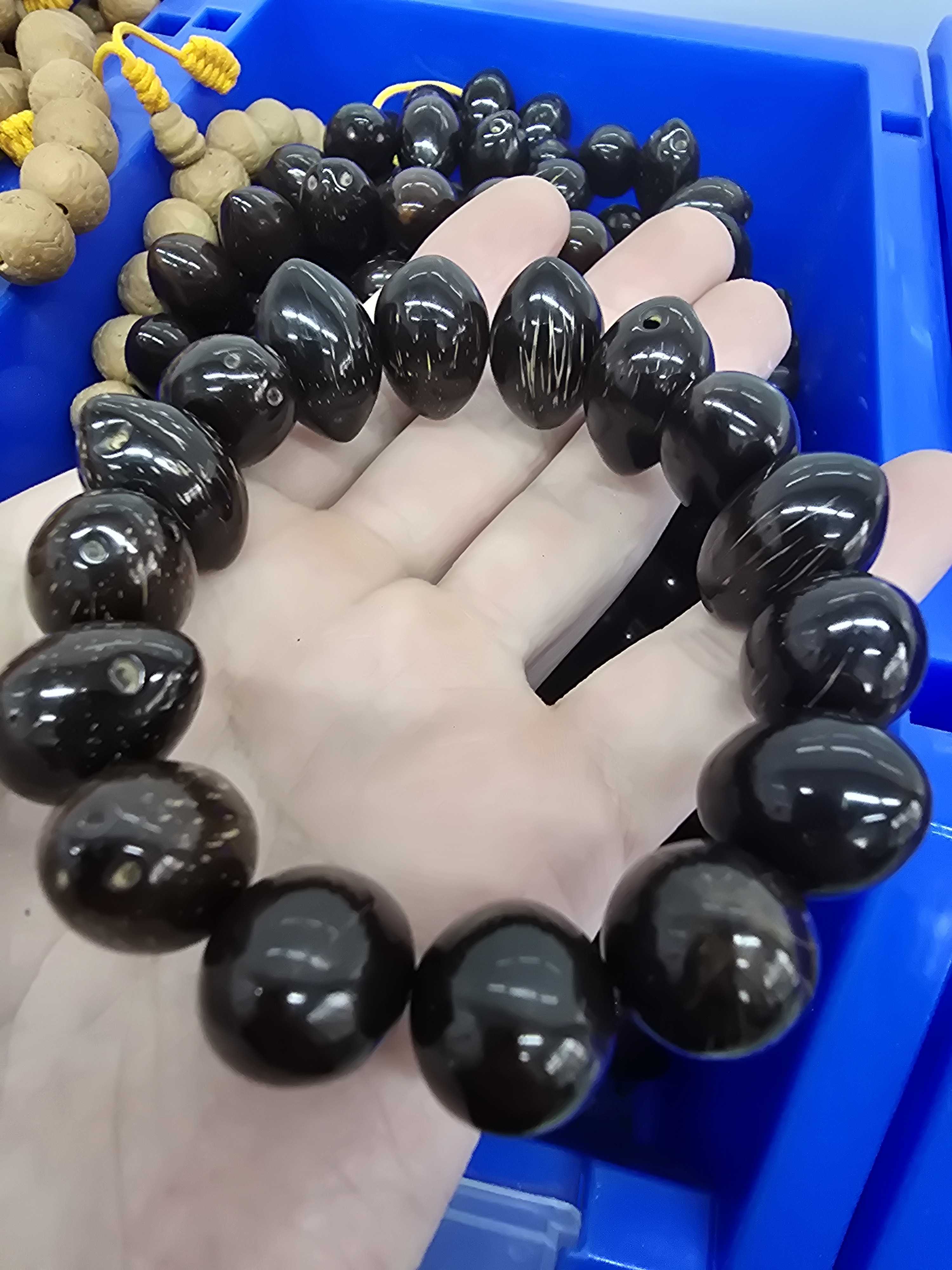 （老款）紫金鼠黑皮鼠手串文玩