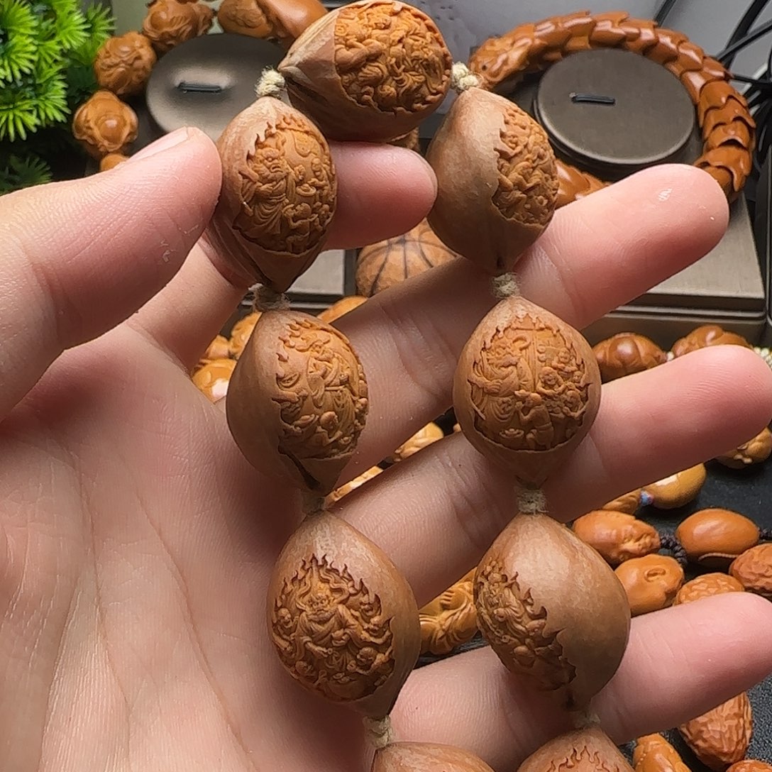 城***爷手串/手链橄榄核钟馗