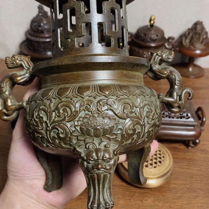 铜盛世铜炉铜器香炉工艺品