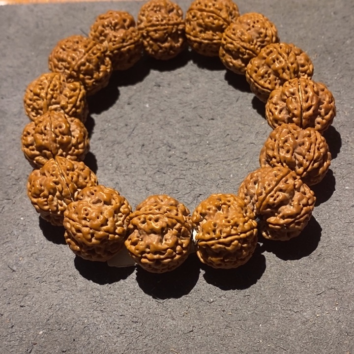 金刚菩提手串凹的梅花双龙纹123