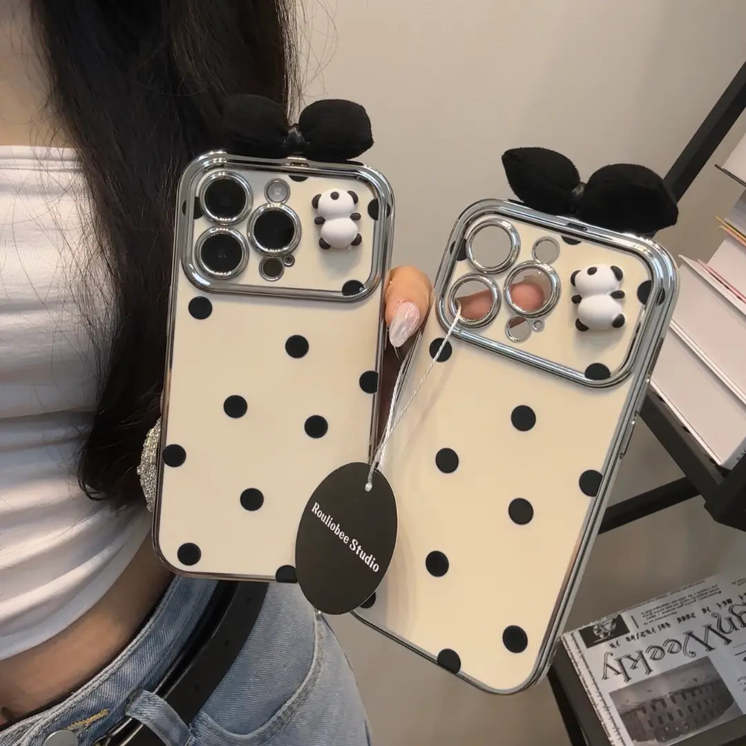 小波点蝴蝶结适用iPhone15/16promax支架华为vivo小米oppo大视窗