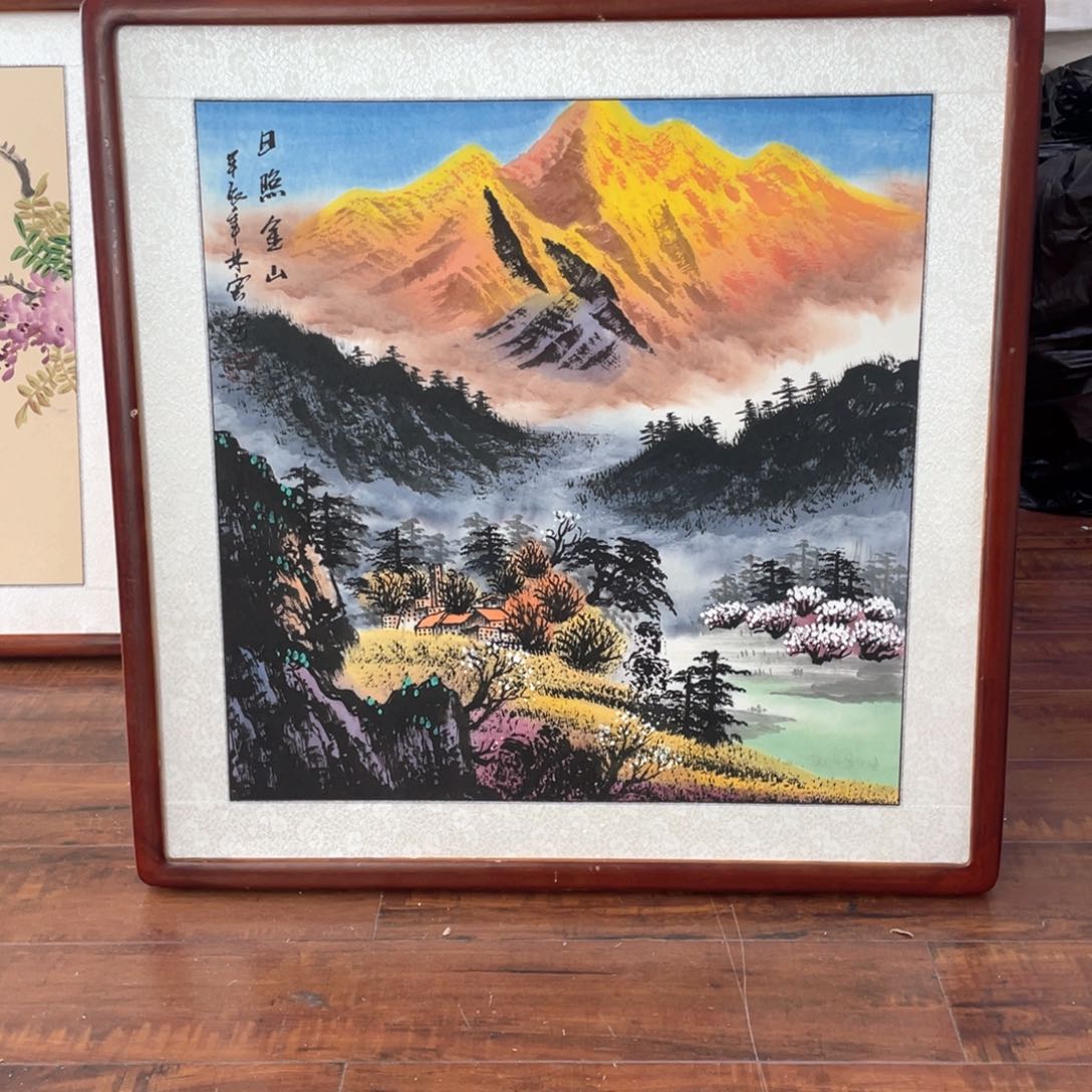 国画带框尺寸63*63厘米