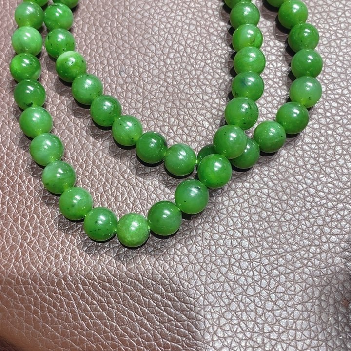 和田玉（碧玉）颈饰银S925镶嵌