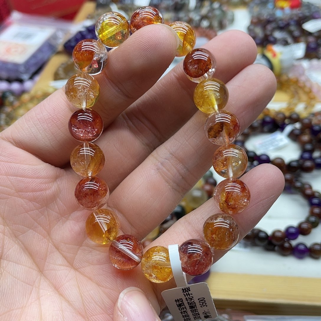 水晶未镶嵌手链天然