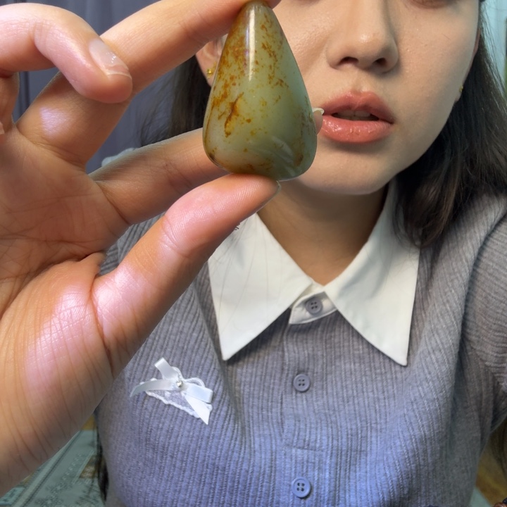 秃***皮和田玉未镶嵌手串