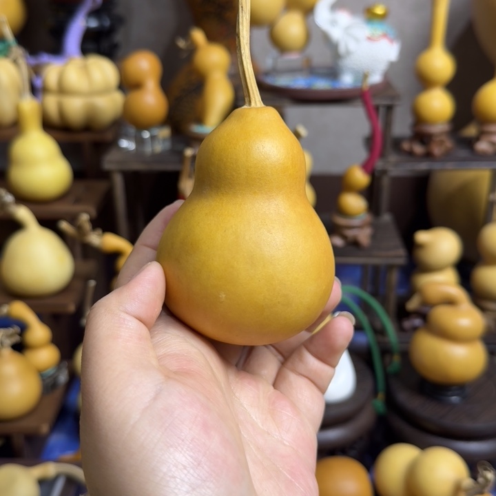 知***秋竹类老皮梨葫芦摆件