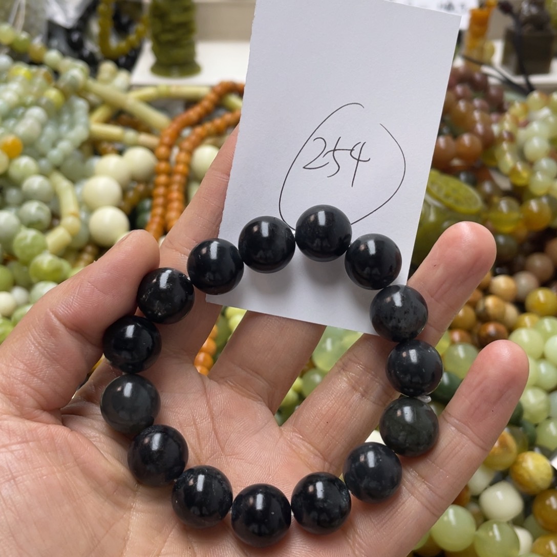 蛇纹石玉手链未镶嵌