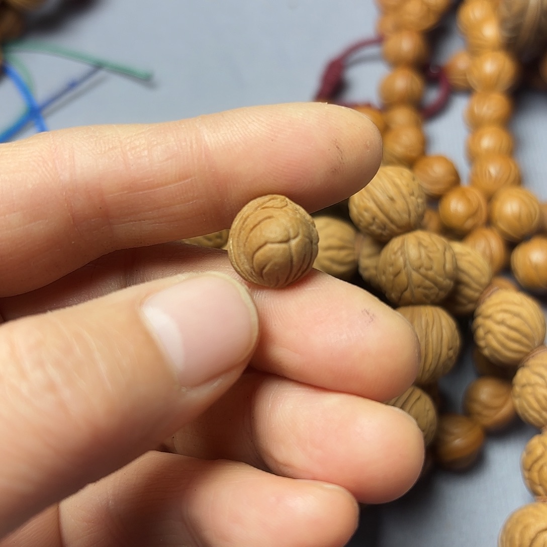 桃核吊坠菡****d秦岭龙文小龙文1.2尺20颗打孔