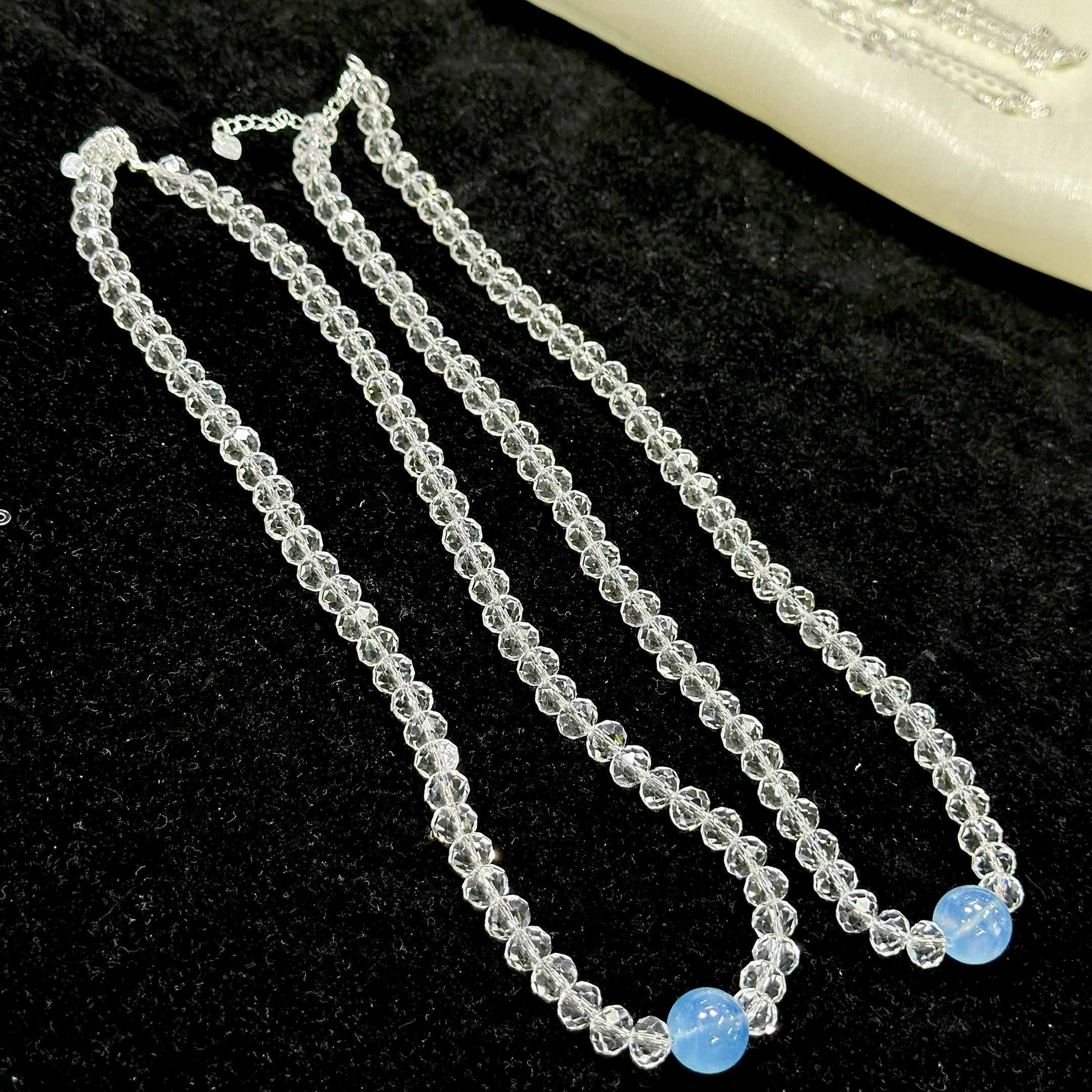 【DL】海蓝宝DIY项链（多样性发其一）