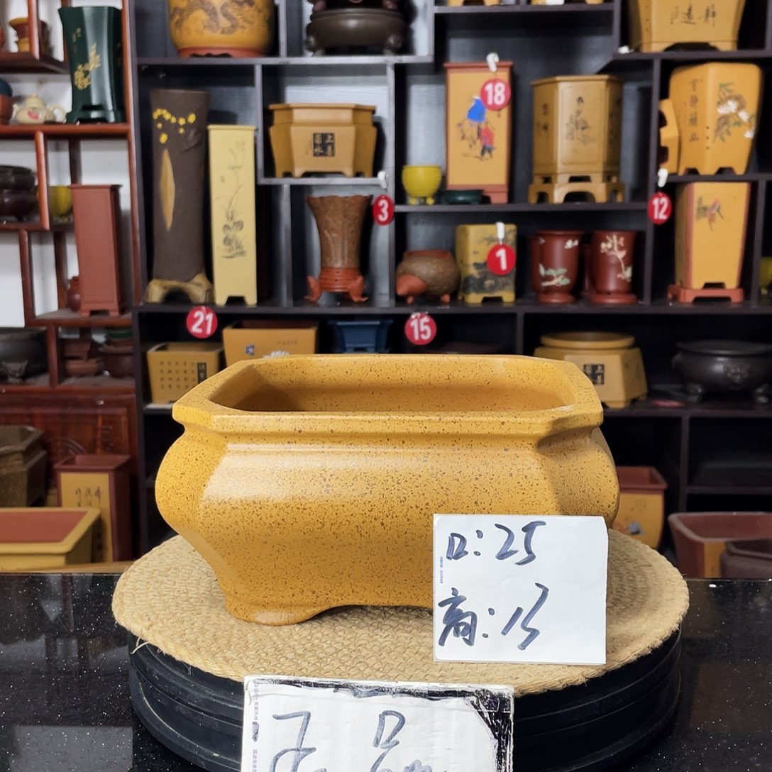 紫砂花盆婉秋紫砂