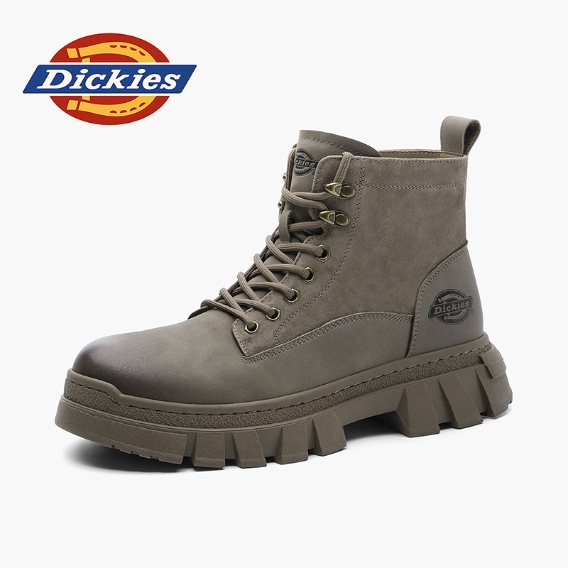 Dickies2025复古休闲马丁靴男士时尚户外百搭潮流厚底英伦风高帮
