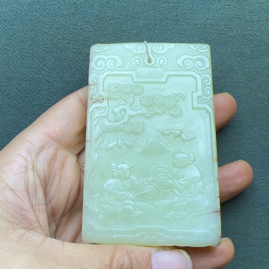 和田玉把件未镶嵌唐*