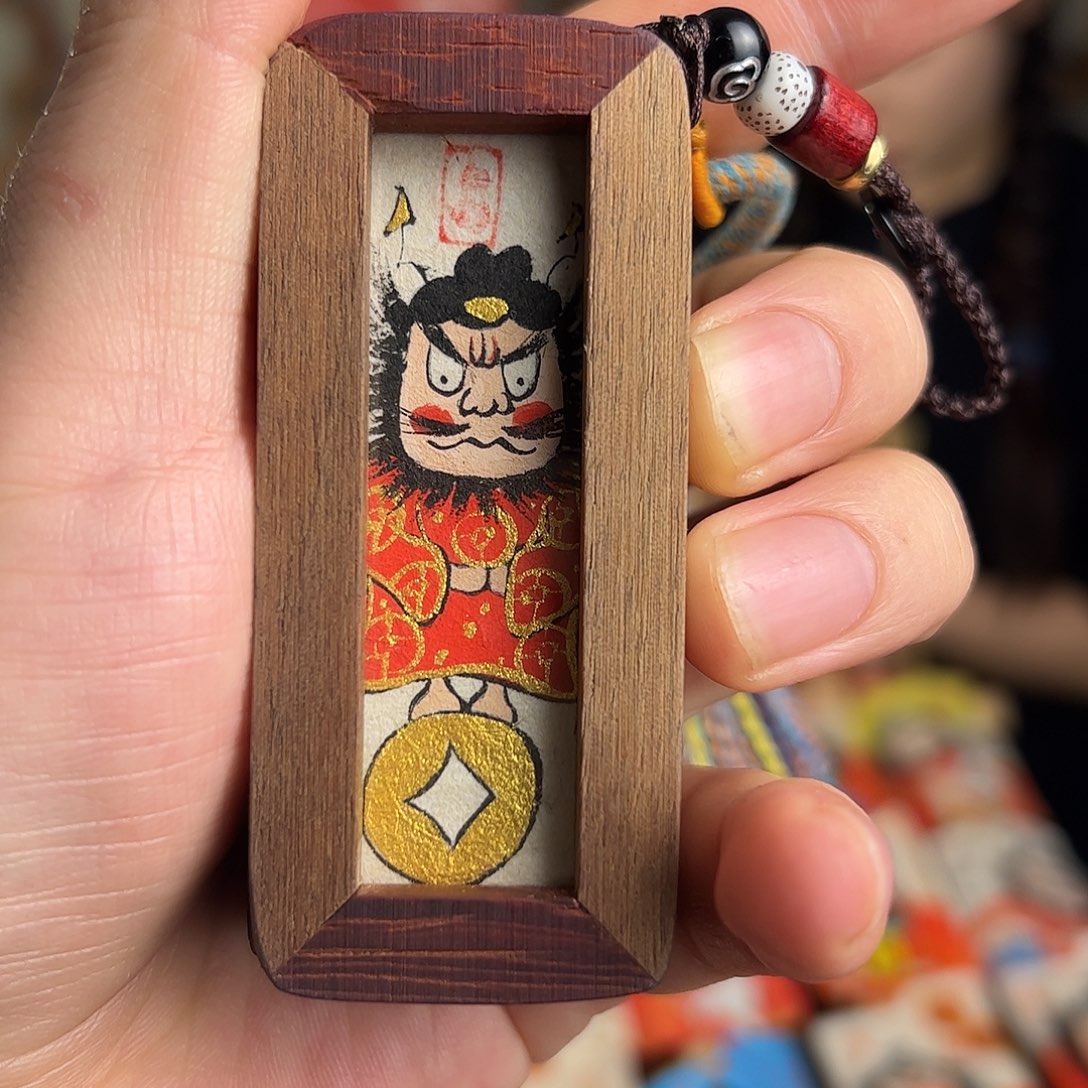 安***运纯手绘钟馗文创画