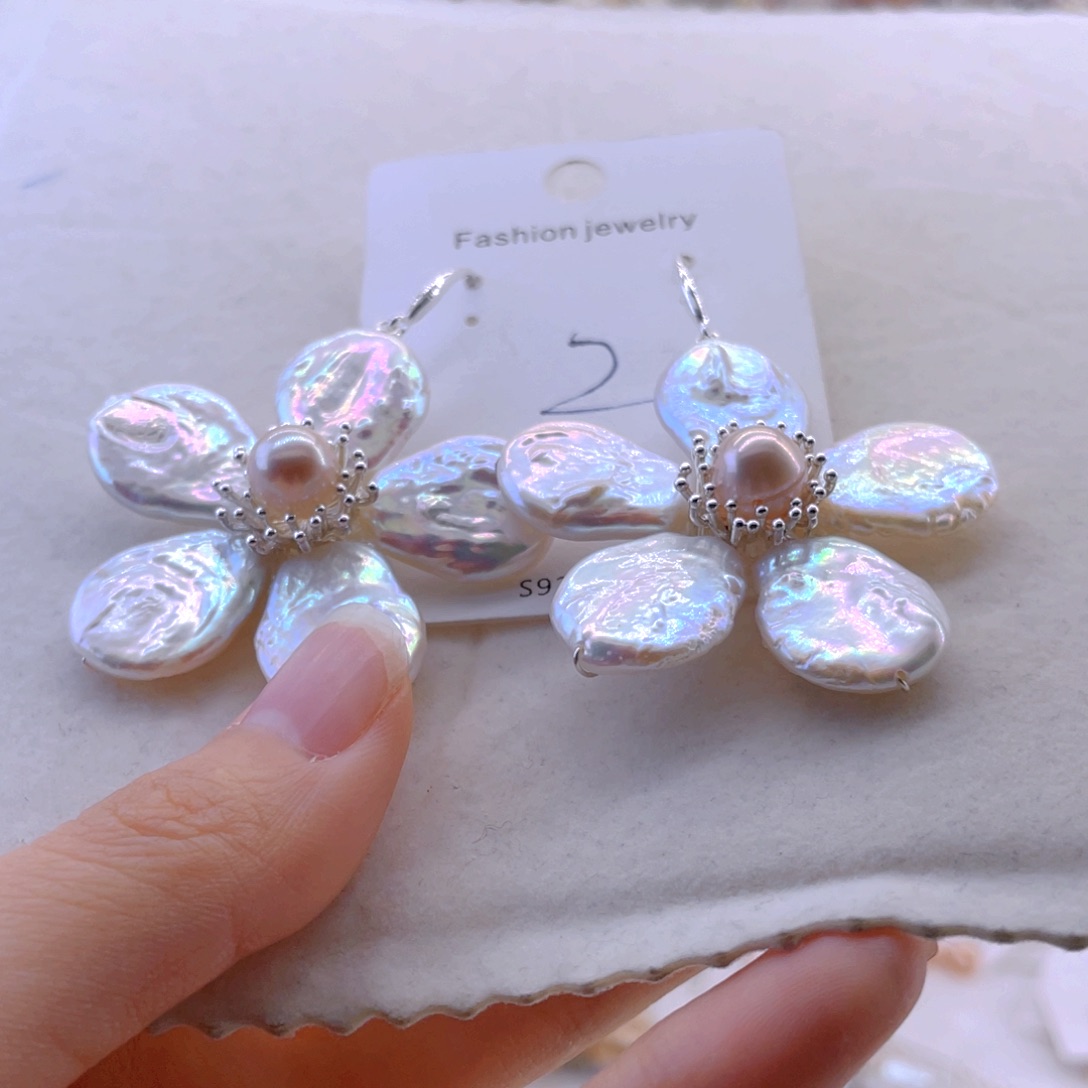 未镶嵌耳饰淡水珍珠