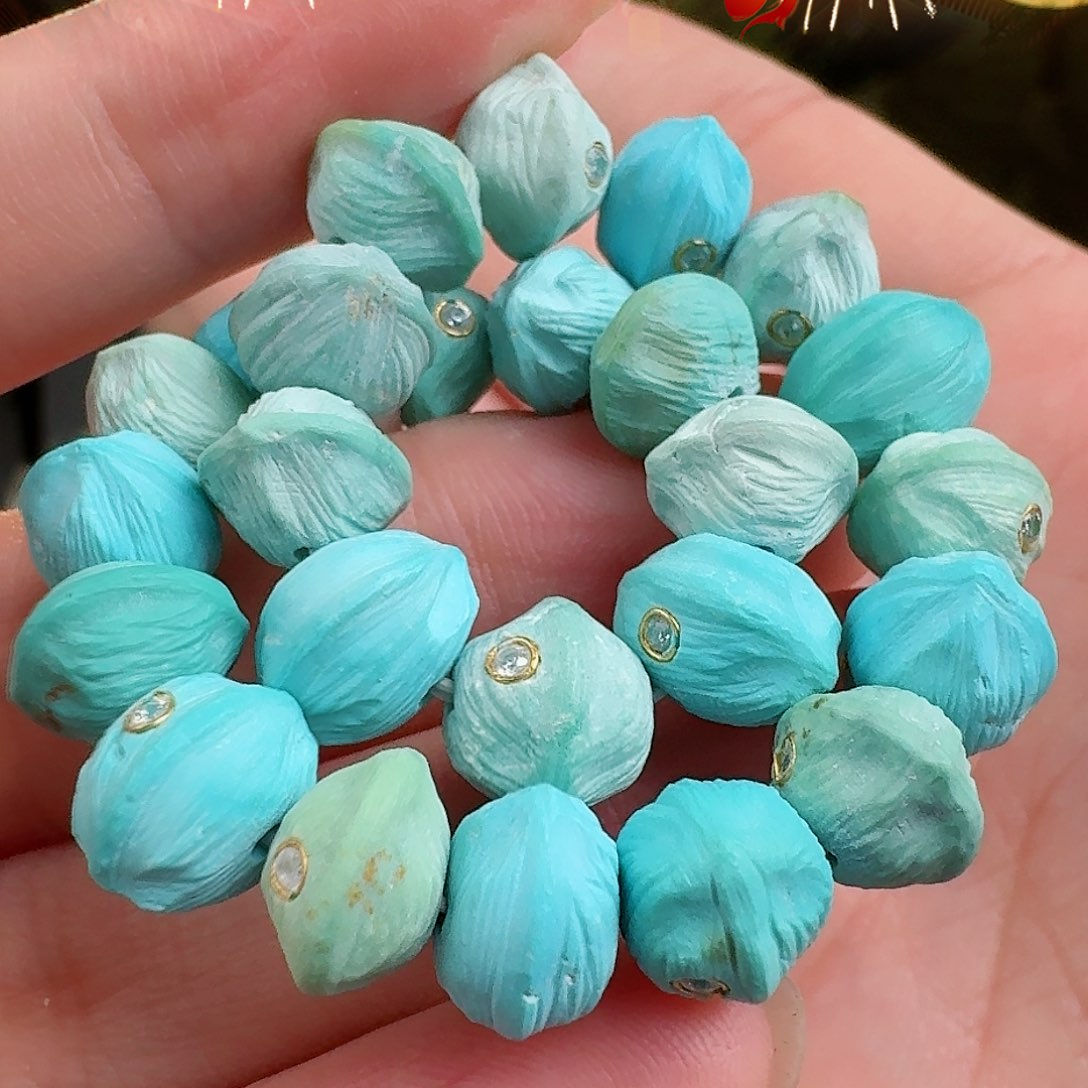 绿松石珠宝奇石未镶嵌