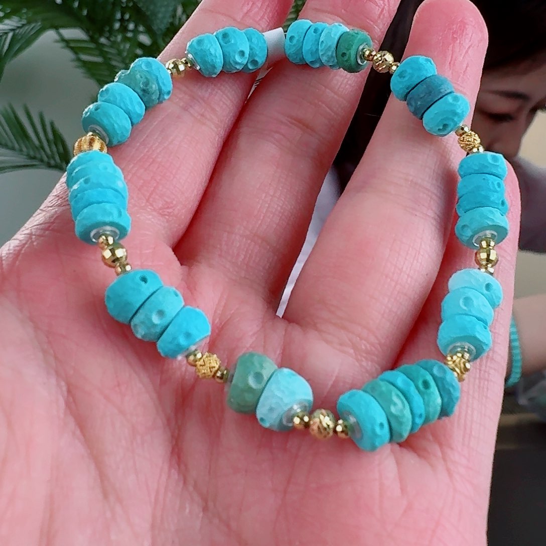 绿松石珠宝奇石未镶嵌