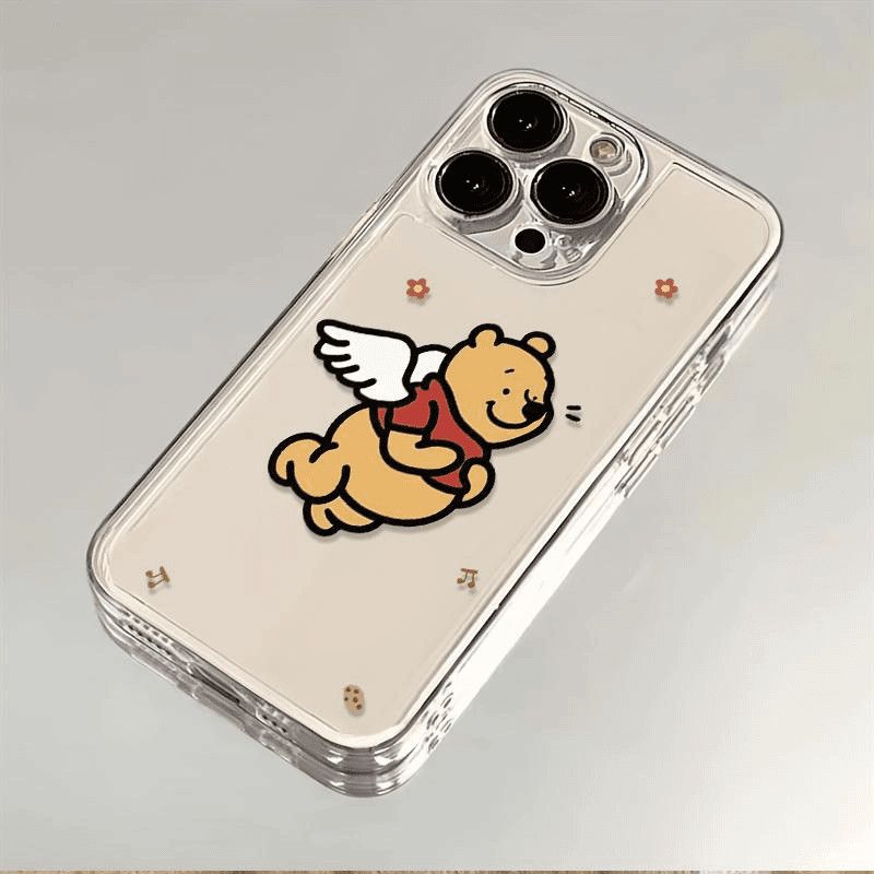 飞行维尼熊适用苹果16Plus壳iPhone15PROMAX新款14/13/12/11