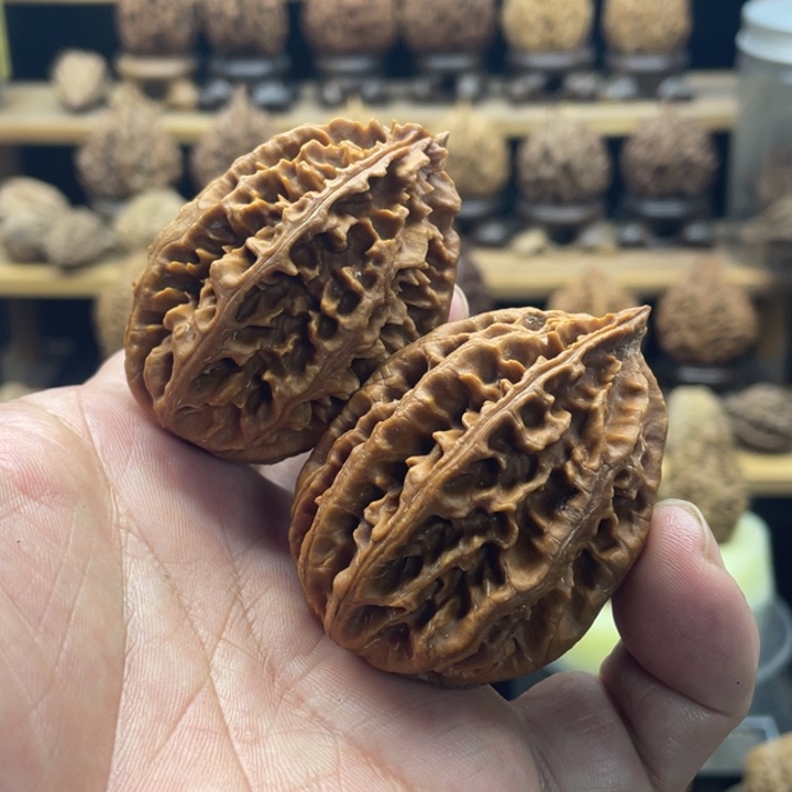 吊坠文玩核桃东北核桃55