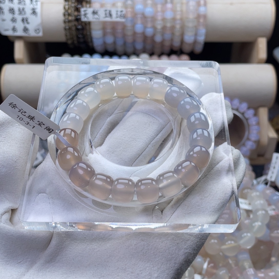 未镶嵌手链玛瑙/玉髓0-3渐变