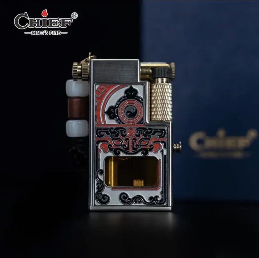 CHIEF/首领三代小钢炮升级706透明仓加长续航翻三倍煤油打火机