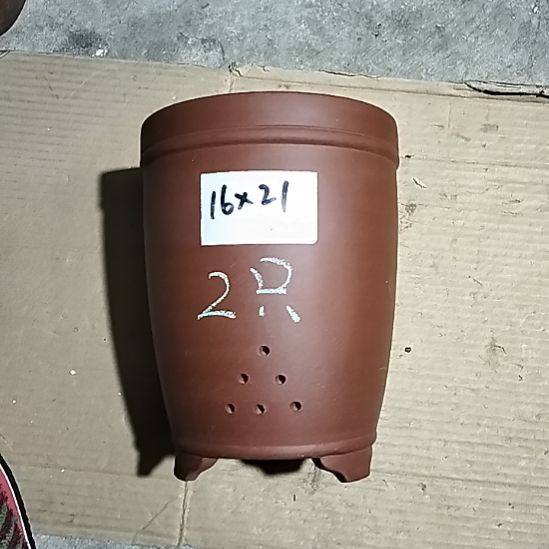 紫砂红泥三线两个