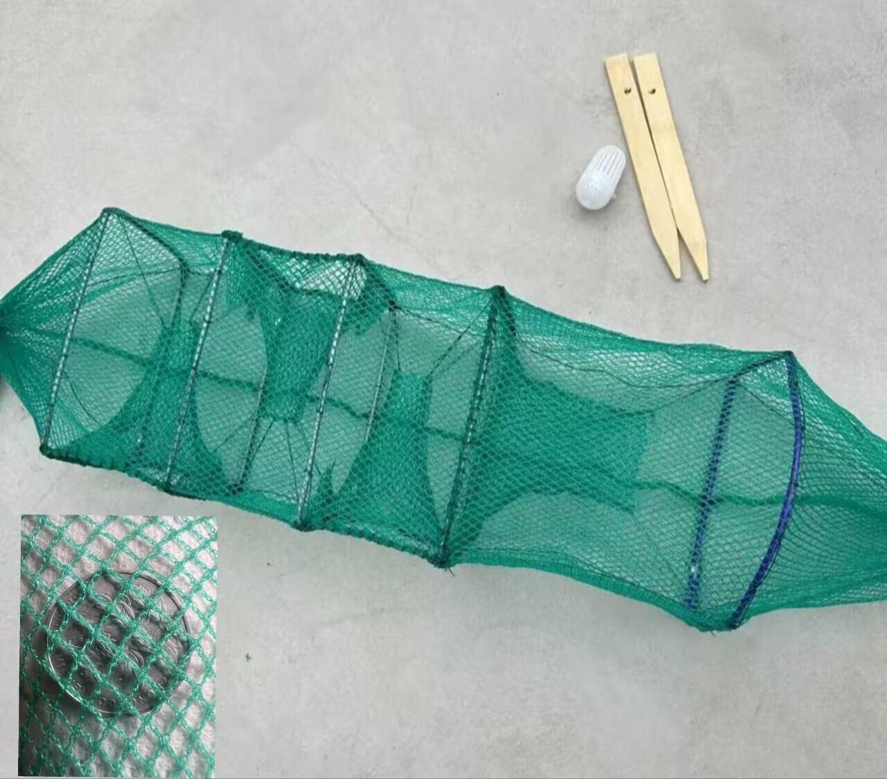 户外精品无结5节中3门黄鳝泥鳅大号地笼