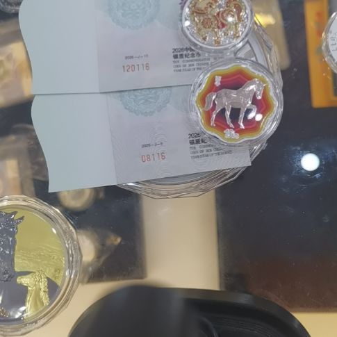 纯银银马纪念币一套116