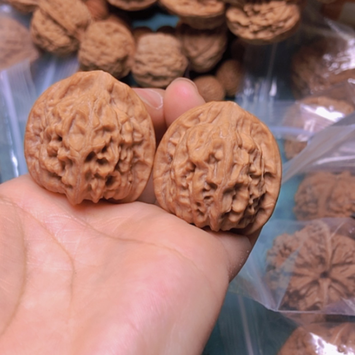 【闪购商品】核桃手串/手链33.5天地一对