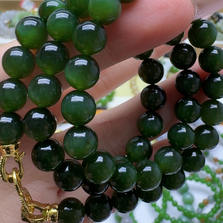 和田玉未镶嵌手链