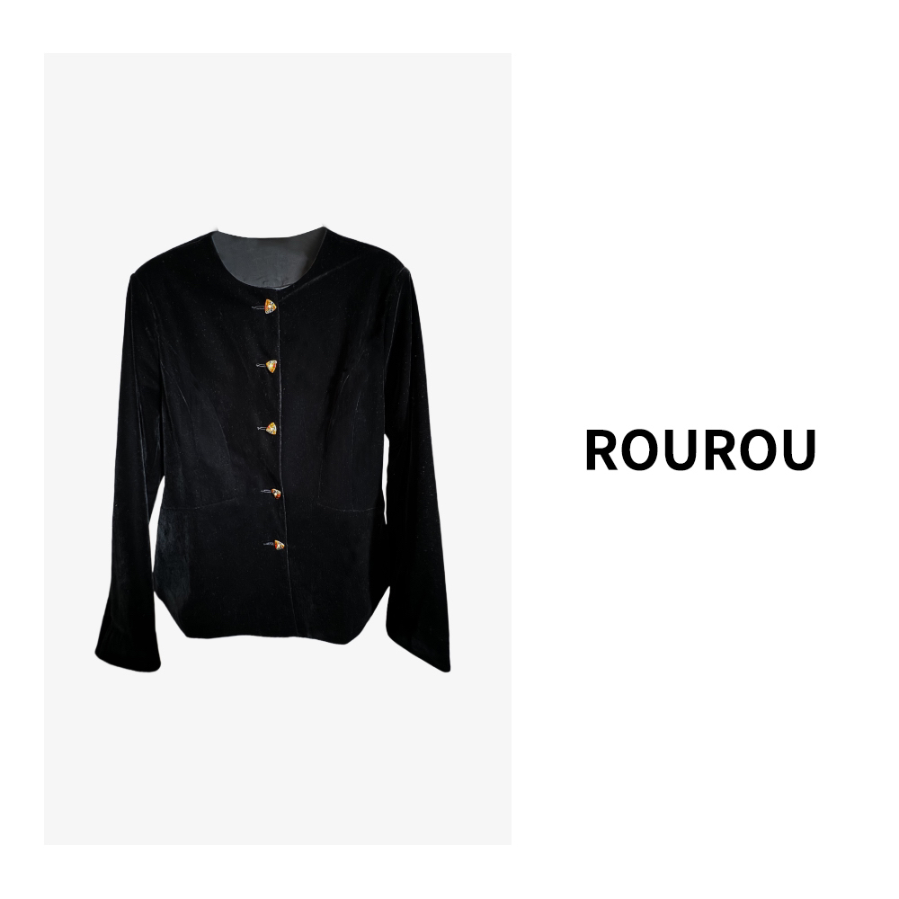 肉肉家*大码小姐姐慵懒时光收腰植绒外套