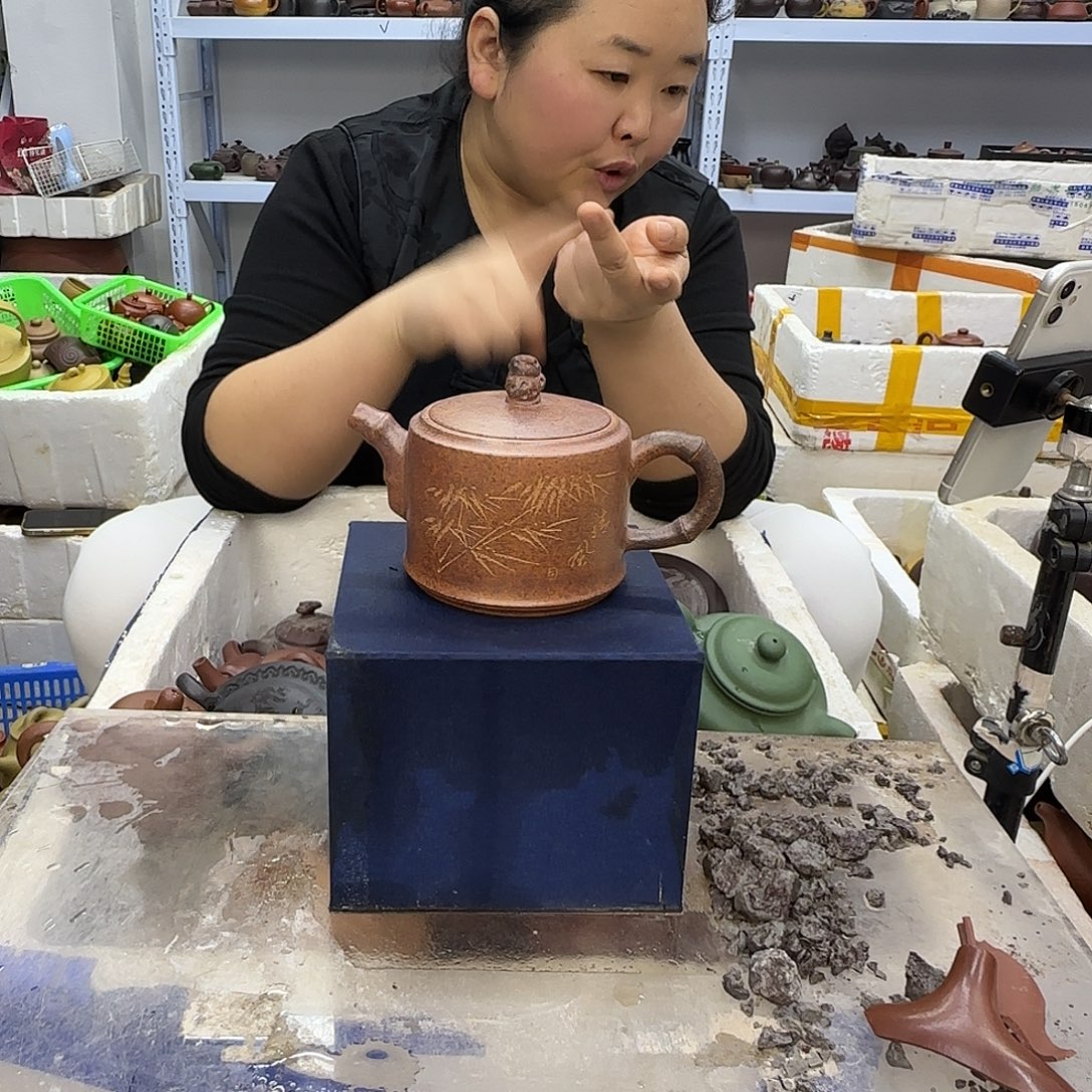 紫砂茶壶宜兴紫砂壶瑕疵处理