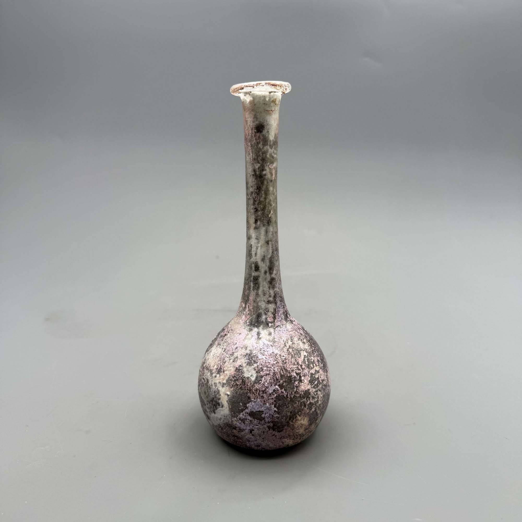 明代 琉璃长颈瓶22101