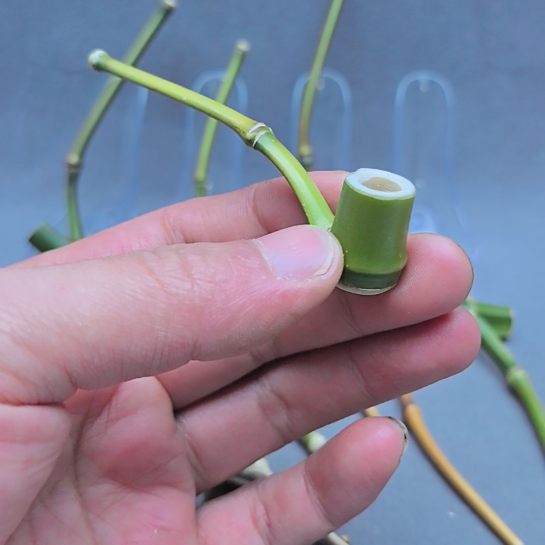 张***人小竹子烟斗，粗中细可以用