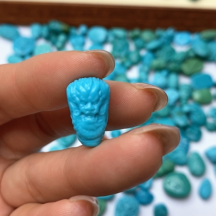 绿松石珠宝奇石未镶嵌