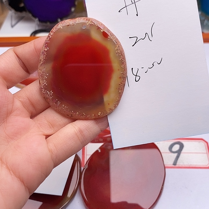 丹***）玛瑙/玉髓合金颈饰