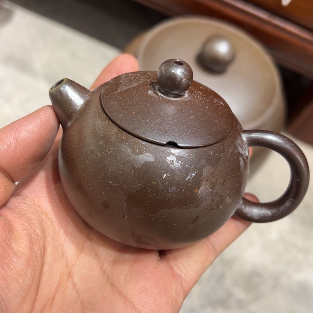 贵台龙窑柴烧茶壶170