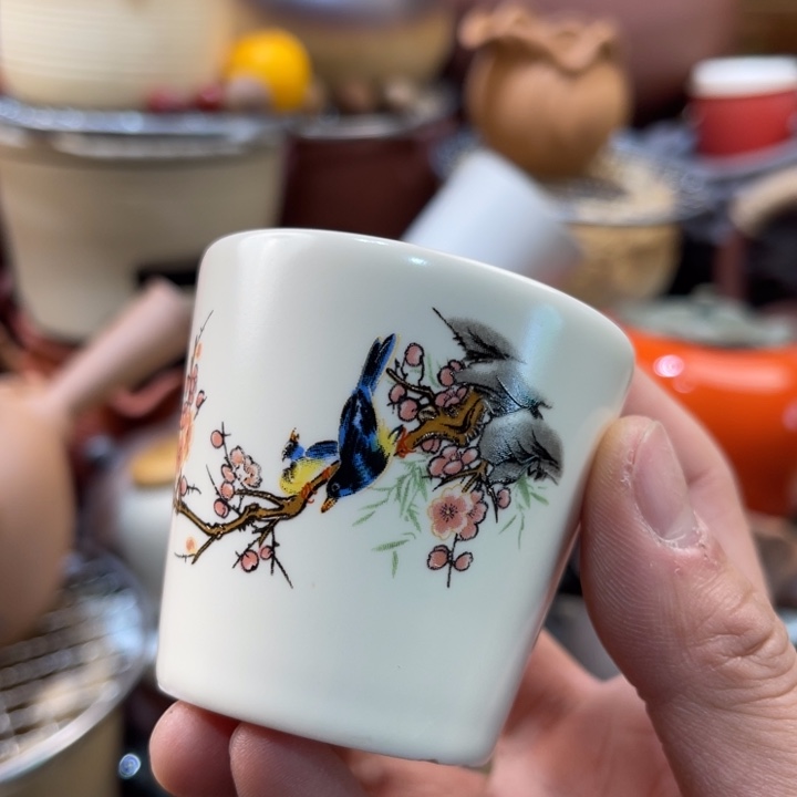 摆件陶我在上课你先吃