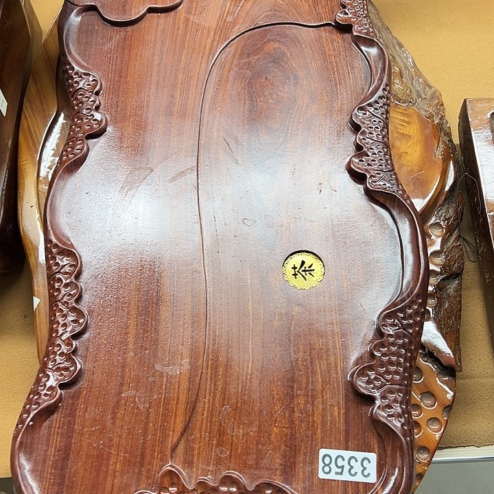 白玉菩提吊坠红色3358