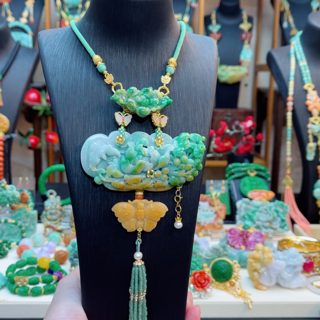 翡翠颈饰合金48小时鉴赏期