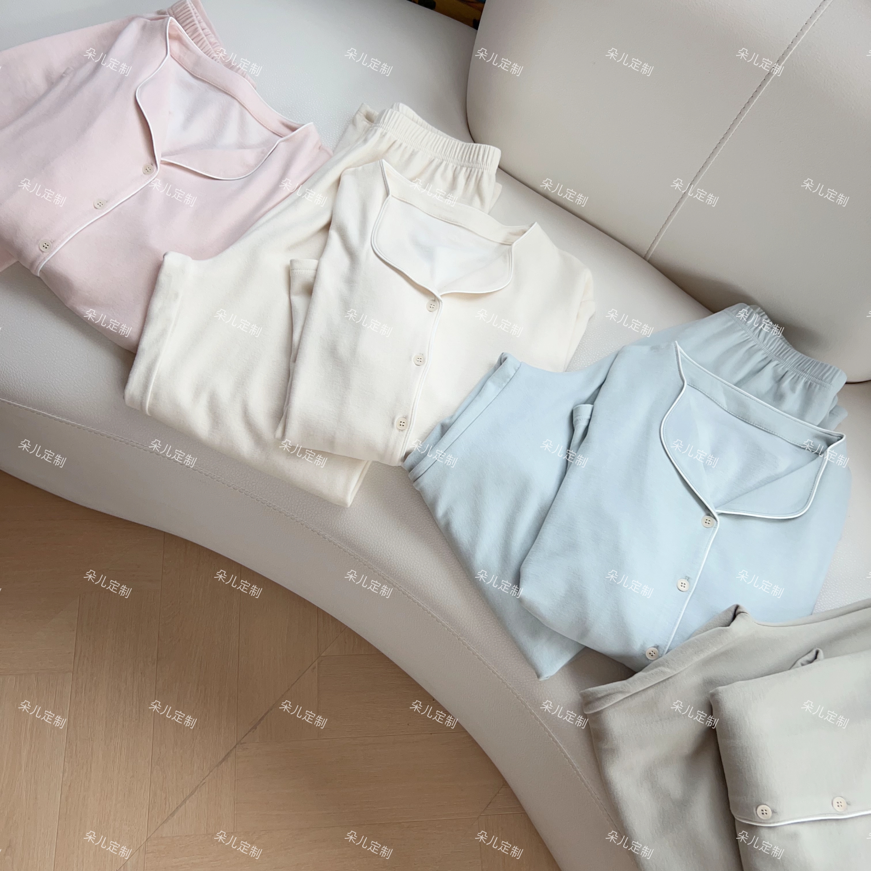 朵儿定制 亲肤柔软海藻睡衣家居服套装 MB38