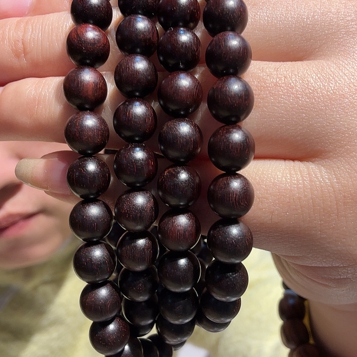 檀香紫檀（小叶紫檀）0.8 108手串 直播间为准