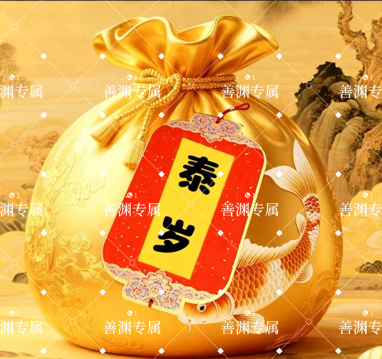 1号太虽【善渊推荐】生肖挂饰福