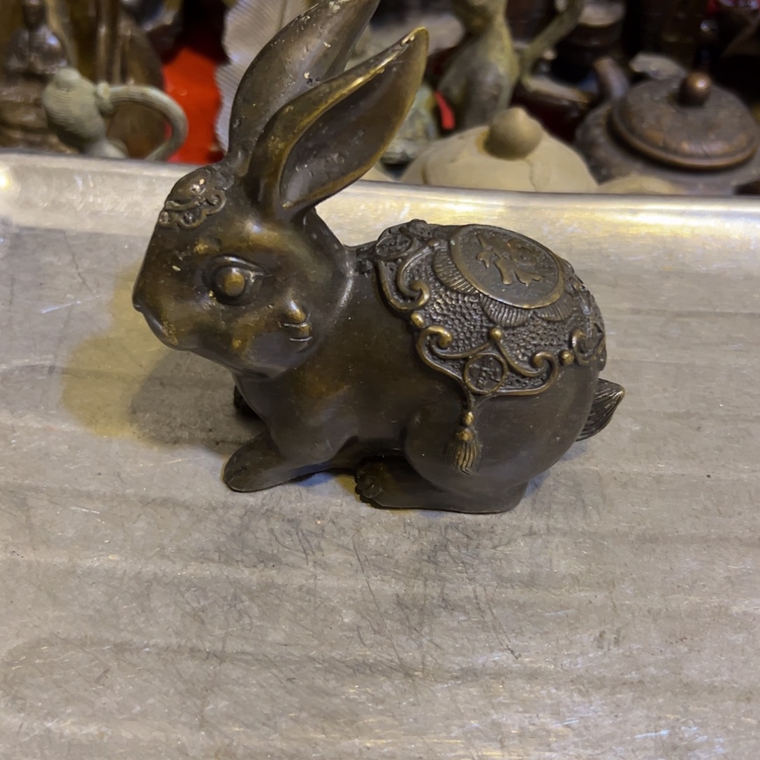 黄铜摆件，文房摆件