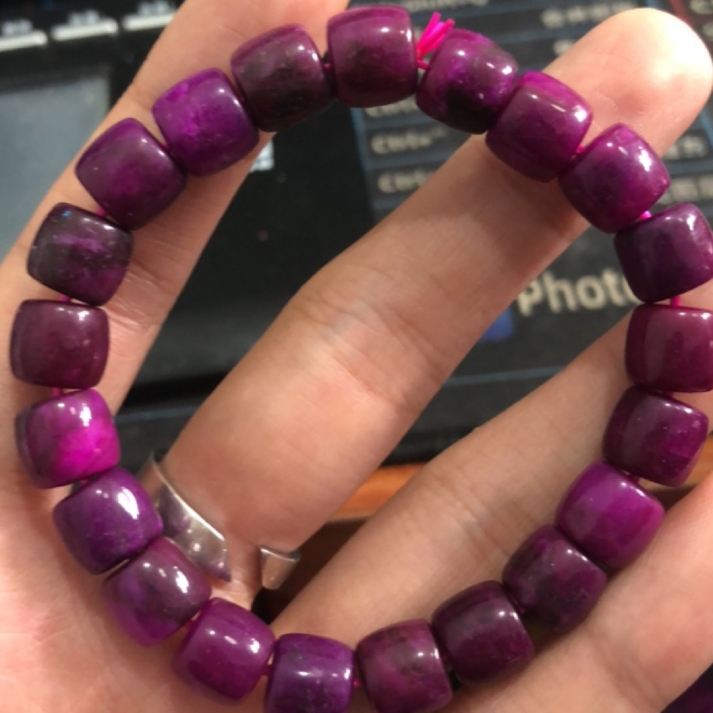 452    卡10老型紫红舒手串