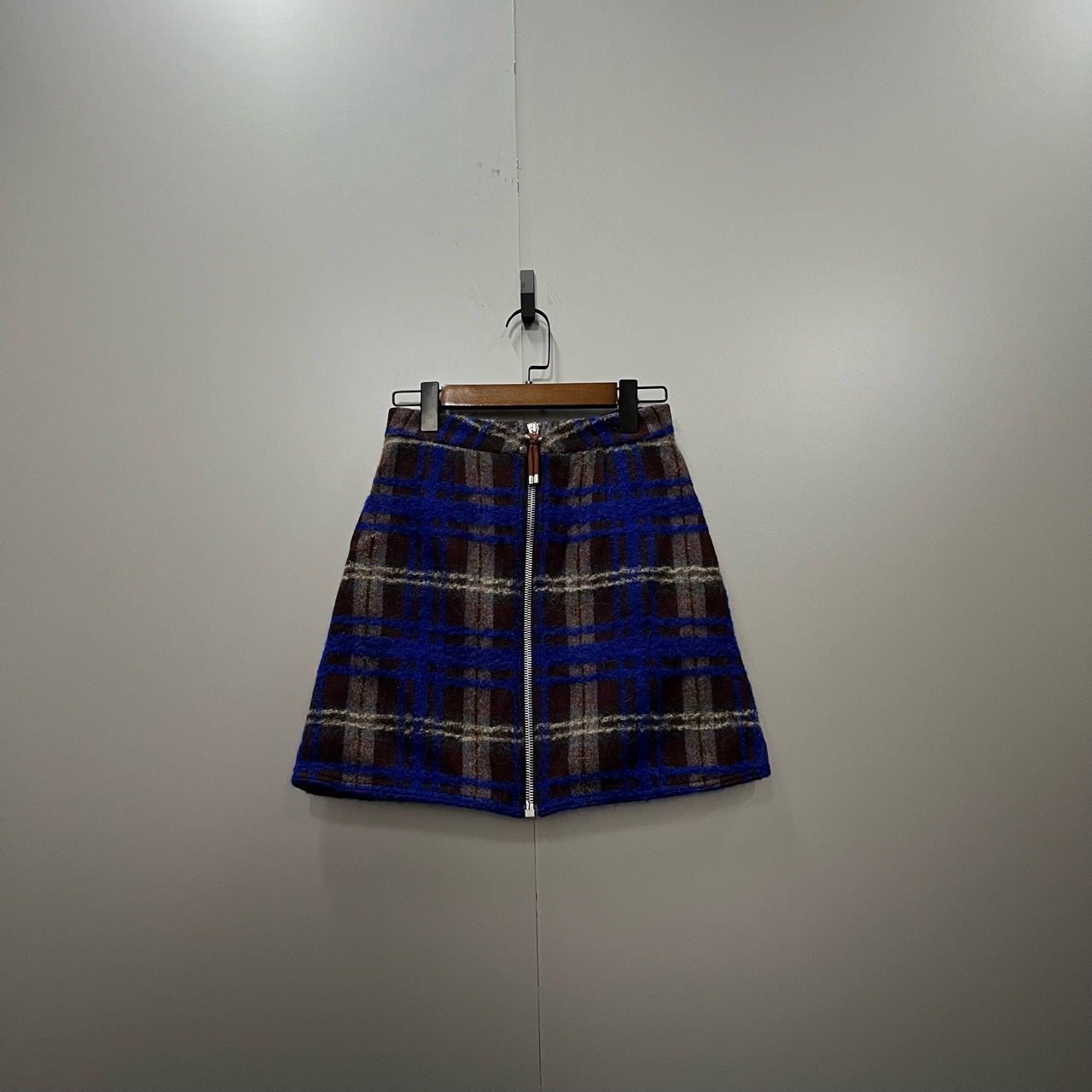 Acne Studios 格纹羊毛短裙 34码/95新/公价4500/无配件 fg207899