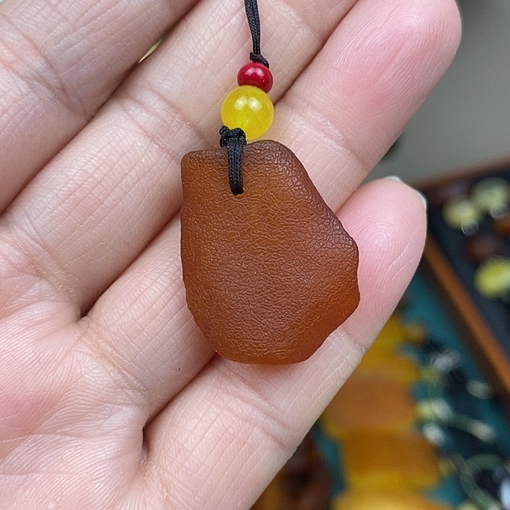 蜜蜡未镶嵌裸石手机zhui