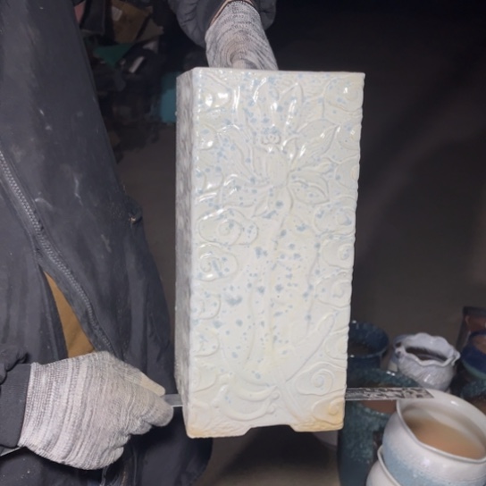 红陶口14高31瑕疵