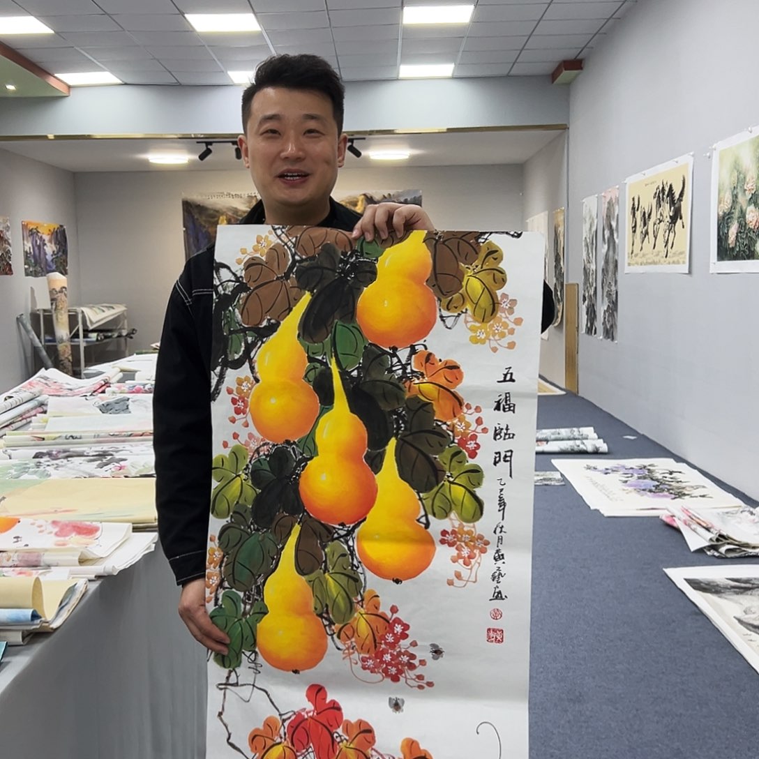 国画国画作品宣纸纯手绘
